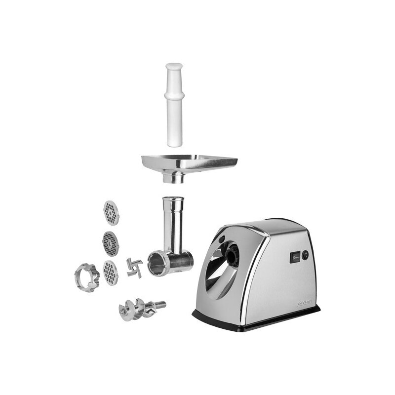 Maszynka do mielenia mięsa MPM MMM-07M 1800W, 3 sitka z otworami, nasadki do wędlin i pasztecików
