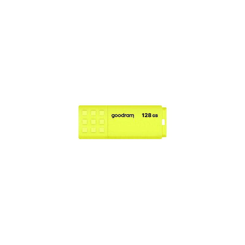 Pendrive GOODRAM UME2 128GB, USB 2.0, Odczyt 20 Mb/s, Zapis 5 Mb/s Żółty