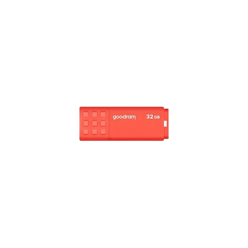 Pendrive GOODRAM UME3 32GB, USB 3.2 Gen. 1 (USB 3.0), Odczyt 60 Mb/s, Zapis 20 Mb/s Pomarańczowy