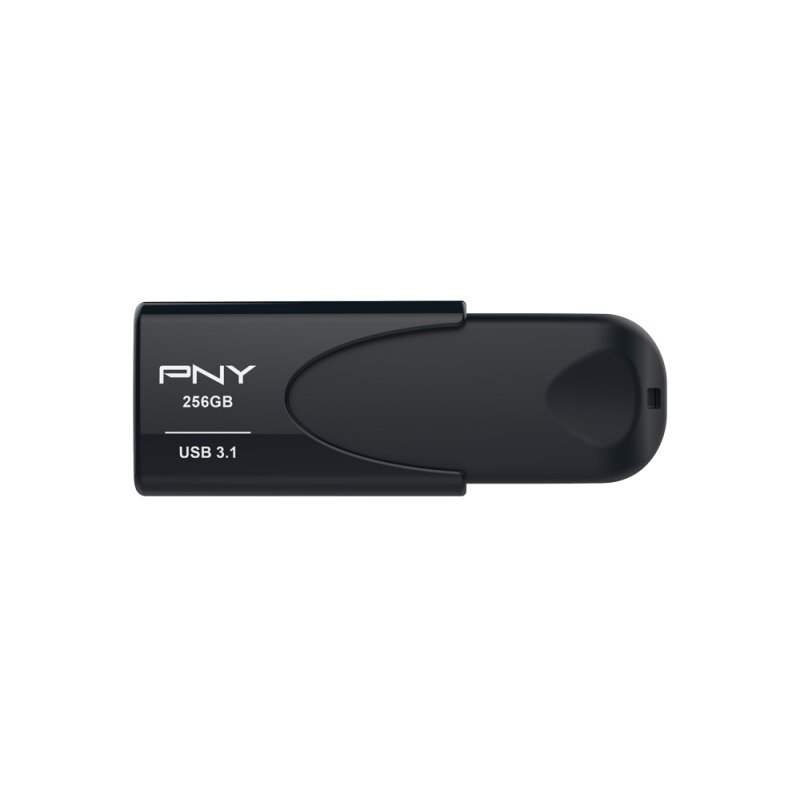 Pendrive PNY Attaché 4 256GB, USB 3.2 Gen. 2 (USB 3.1), Odczyt 80 Mb/s, Zapis 20 Mb/s Czarny