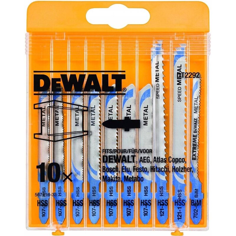 Zestaw brzeszczotów DEWALT DT2292-QZ (10 szt.)