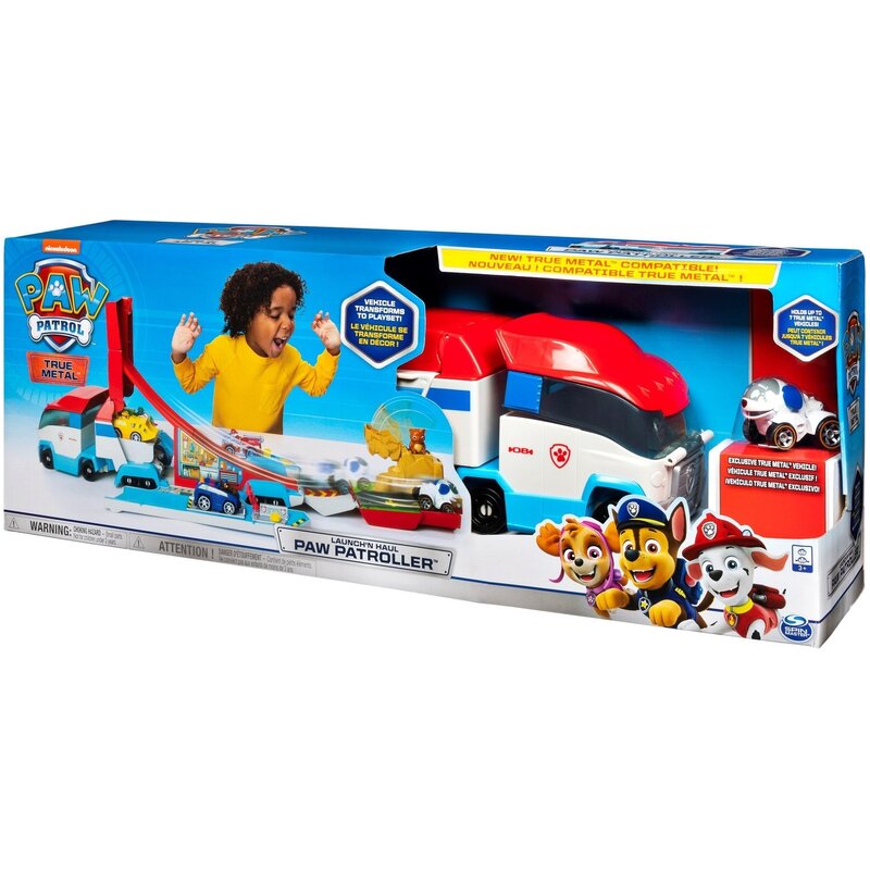 Pojazd SPIN MASTER Psi Patrol:Tranportowiec + wyrzutnia 6053406
