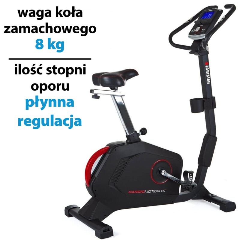 Rower magnetyczny HAMMER Cardio Motion BT
