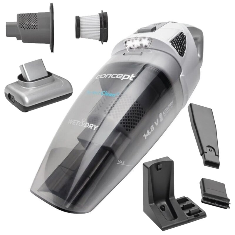 Odkurzacz ręczny CONCEPT Wet&Dry VP4370 + Turboszczotka