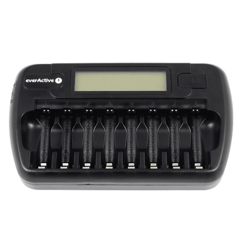 everActive Ładowarka akumulatorowa NC-800 do 8 akumulatorków AA/AAA