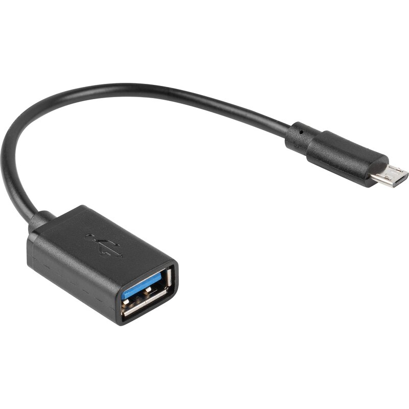 Adapter USB - Micro USB LANBERG AD-OTG-UM-01 0.15 m