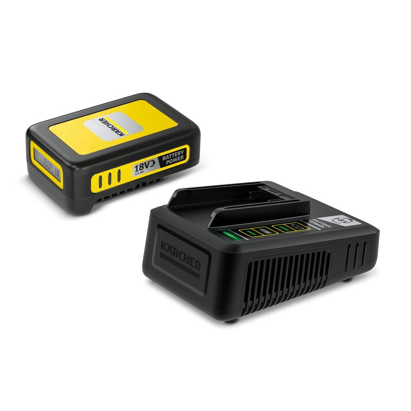 Karcher Szybka ładowarka + bateria 18V 2.5 Ah 2.445-062.0