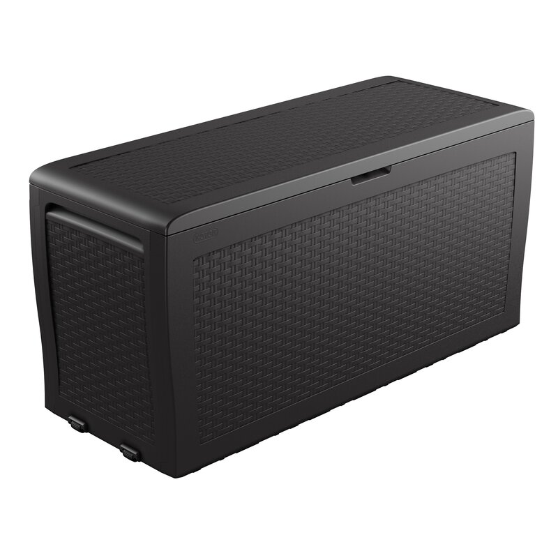 Skrzynia ogrodowa KETER Samoa Rattan Box 270L Antracytowy