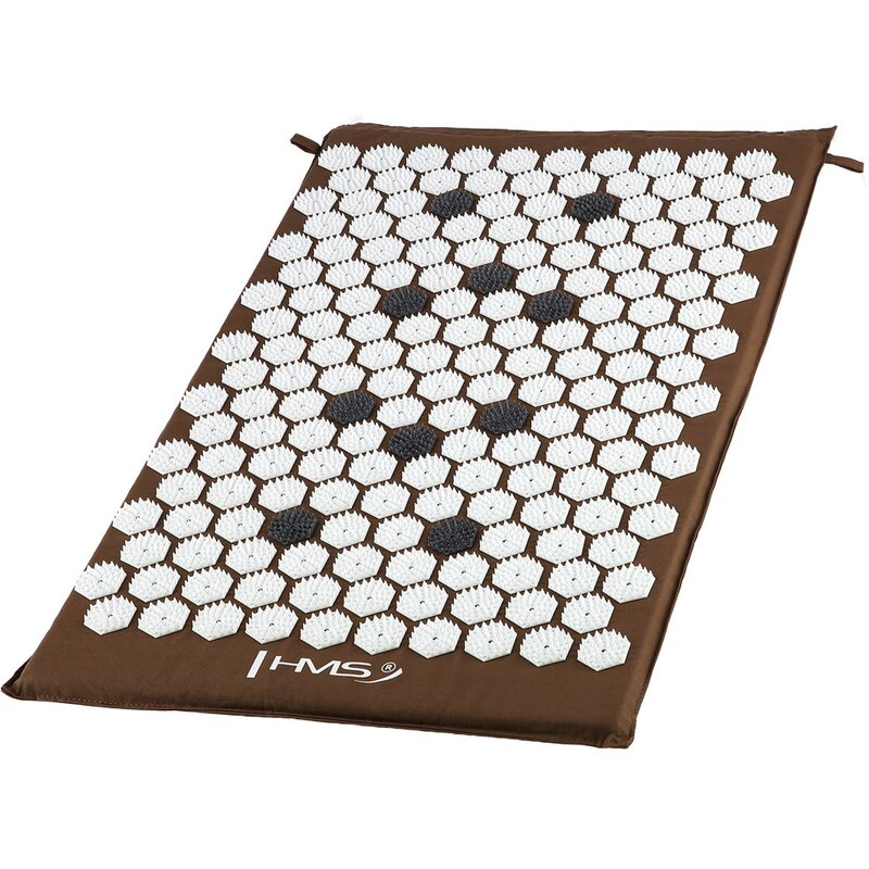 Mata do akupresury HMS AKM09 Brązowo-biały