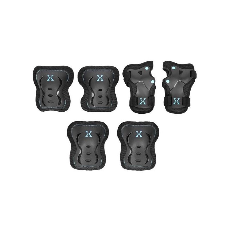 Zestaw ochraniaczy NILS EXTREME H320 (rozmiar M) Czarno-miętowy