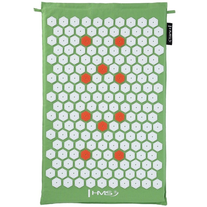 Mata do akupresury HMS AKM09 Zielono-biały