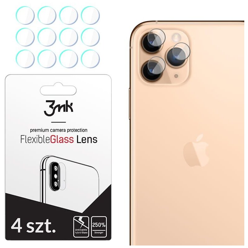 Szkło hybrydowe na obiektyw 3MK FG Camera Lens do iPhone 11 Pro Max