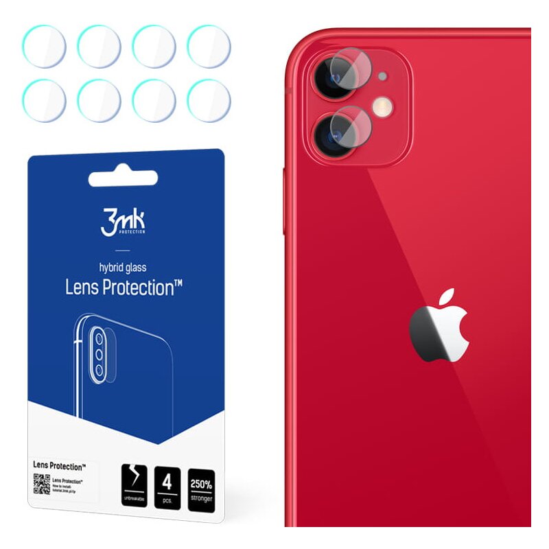 Szkło hybrydowe na obiektyw 3MK FG Camera Lens do Apple iPhone 11