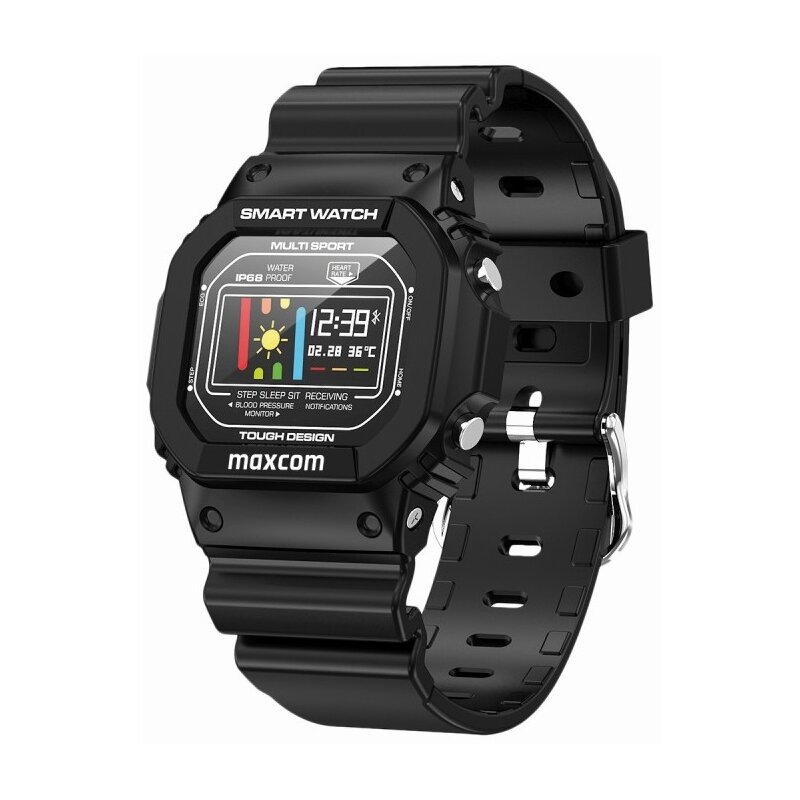 Zegarek sportowy MAXCOM FW22 Czarny
