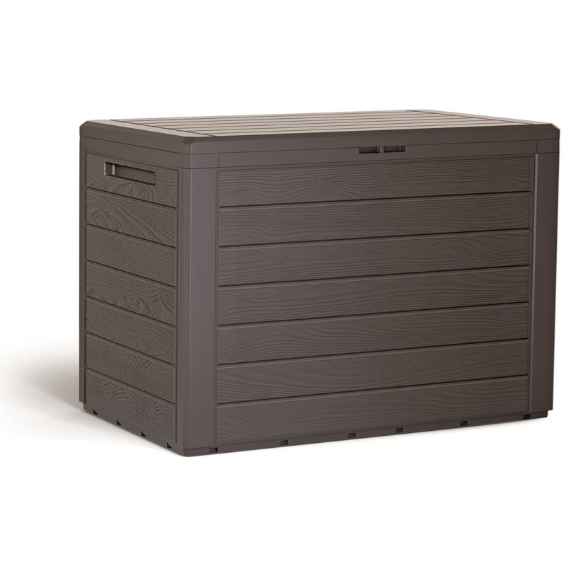 Skrzynia ogrodowa PROSPERPLAST Woodebox MBWL190-44OU 190L Brązowy