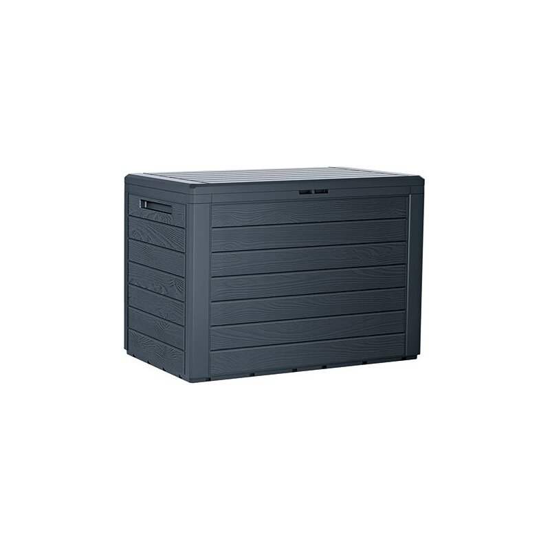 Skrzynia ogrodowa PROSPERPLAST Woodebox MBWL190-S433 190L Antracyt