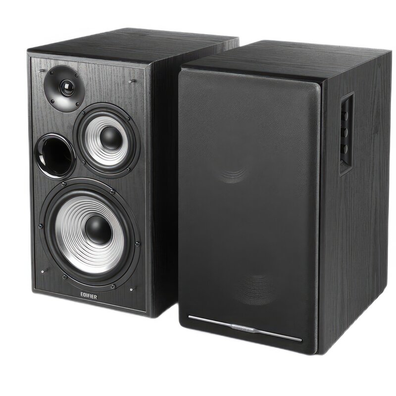Aktywne, Podstawkowe kolumny głośnikowe EDIFIER R2750DB Czarne (2 szt.), Obudowa MDF, BT, Wzmacniacz Tri-Amp, Korektor dźwięku