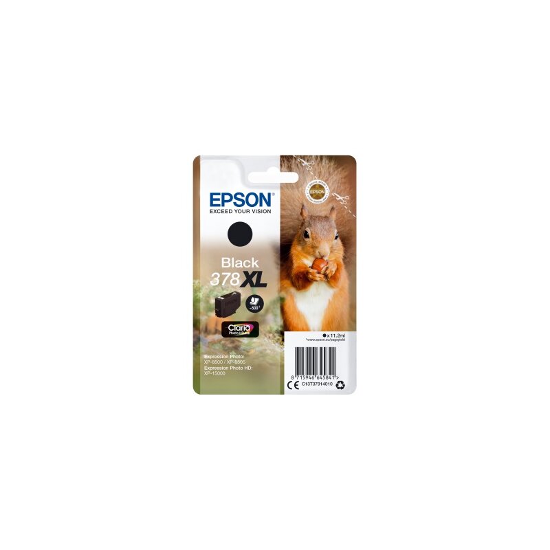 Tusz EPSON 378XL Czarny 11.2 ml C13T37914010
