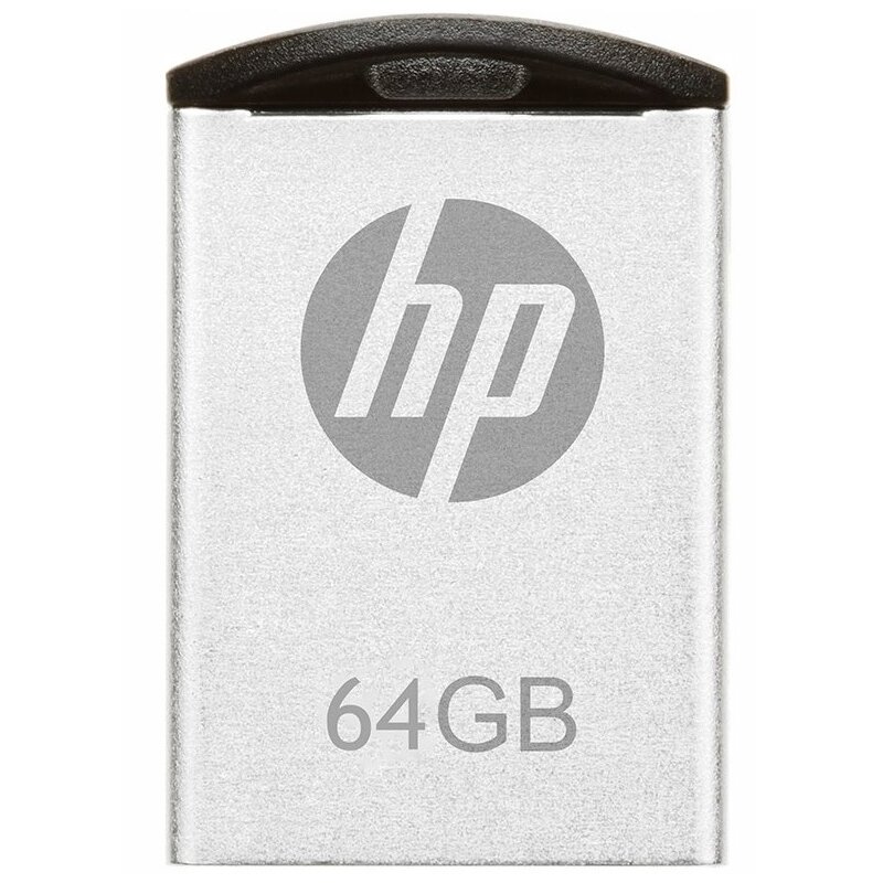 Pendrive HP V222W 64GB, USB 2.0, Odczyt 14 Mb/s, Zapis 4 Mb/s Srebrny