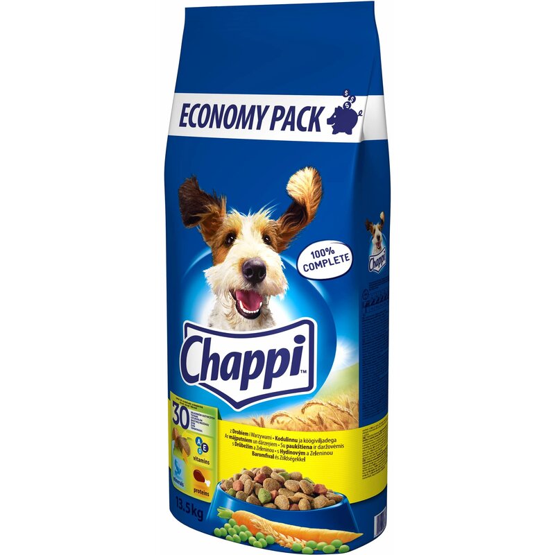 Karma dla psa CHAPPI Drób z warzywami 13.5 kg