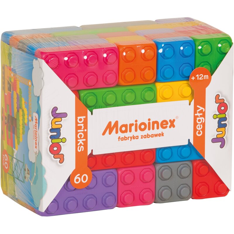 Klocki plastikowe MARIOINEX Junior Bricks Cegły 901700