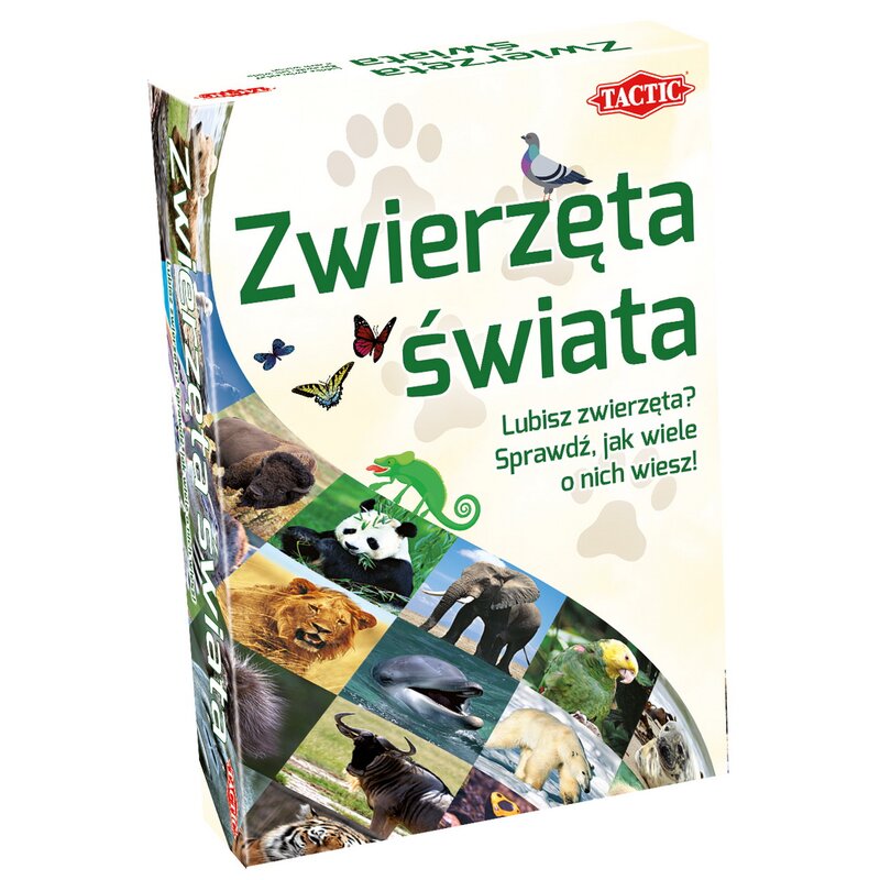 Gra edukacyjna TACTIC Quizy świata Zwierzęta świata 56423
