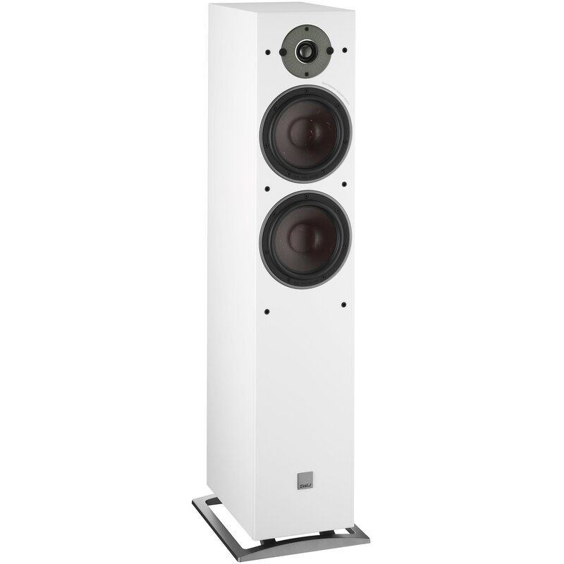 Podłogowa kolumna głośnikowa DALI OBERON 7 Biała (1 szt.), Obudowa MDF, Bass Reflex, Średnio/niskotonowy z włókna drzewnego
