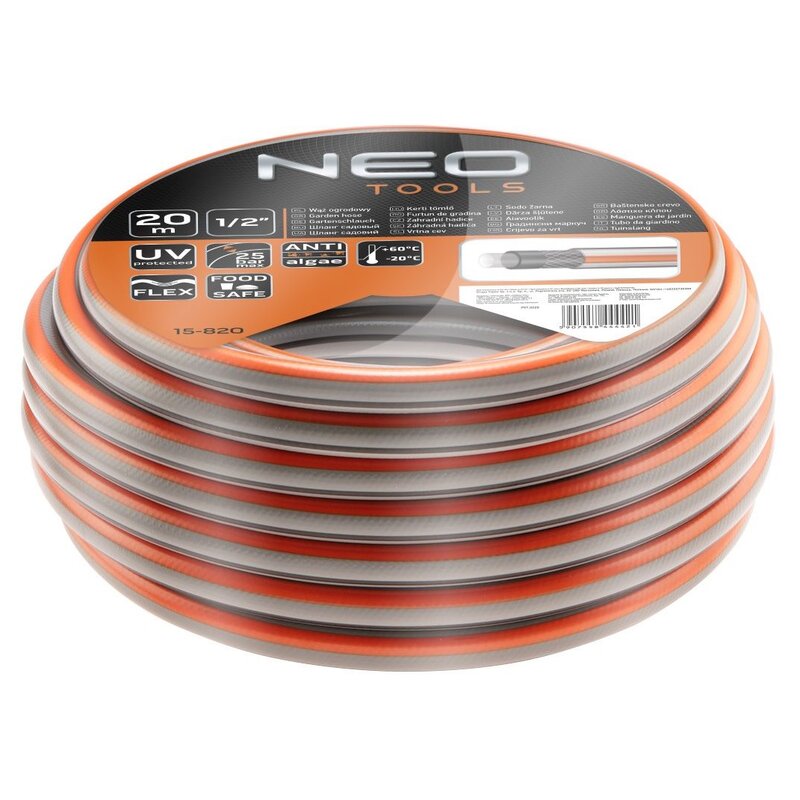 Wąż ogrodowy NEO Optima 1/2" 20 m 15-820