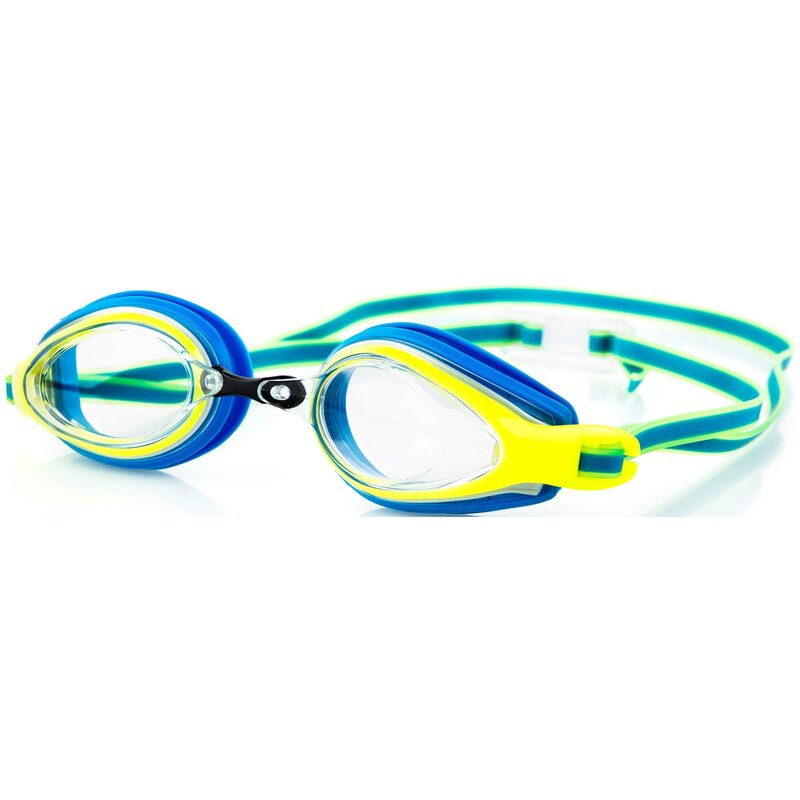 Okulary pływackie SPOKEY Kobra Niebiesko-żółty filtr UV