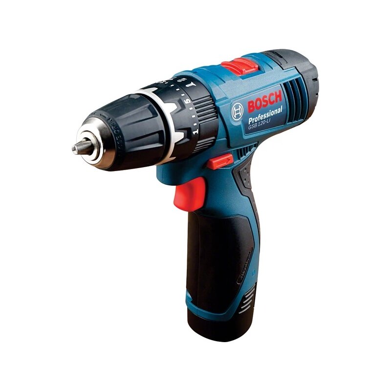 Wiertarko-wkrętarka BOSCH Professional GSB 120-LI 06019G8100 zestaw akumulatorów