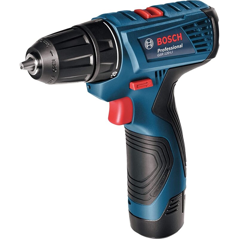 Wiertarko-wkrętarka BOSCH Professional GSB 120-LI 06019G8102 zestaw akumulatorów