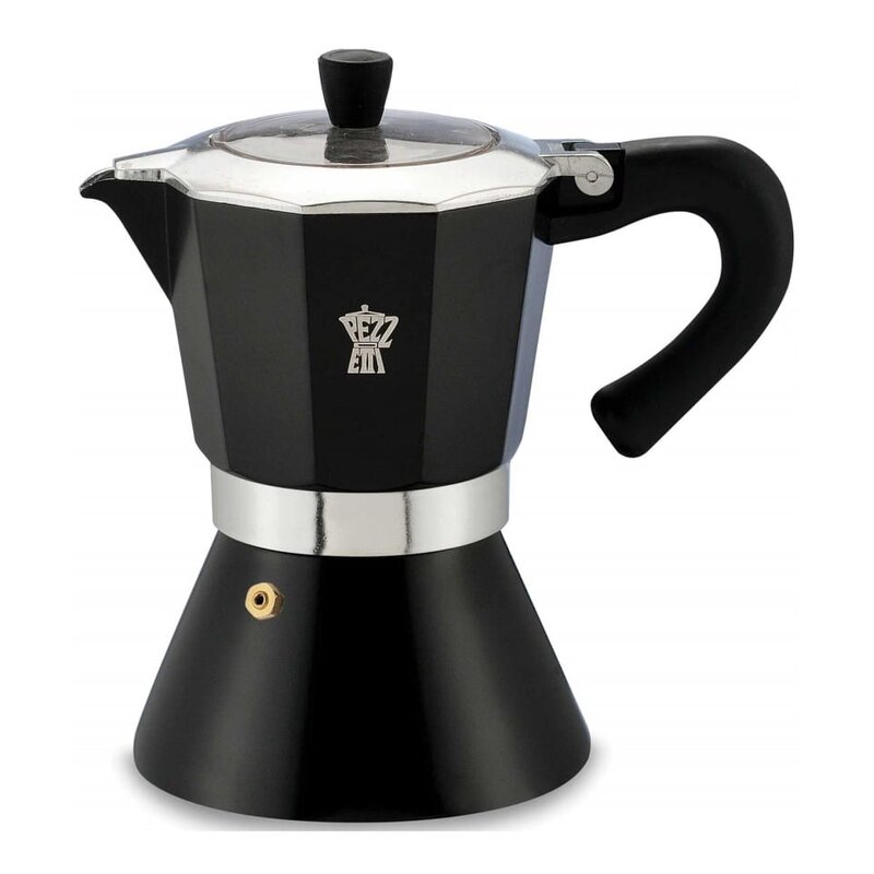 Kawiarka PEZZETTI Bellexpress Nero 6 TZ Czarny 300 ml