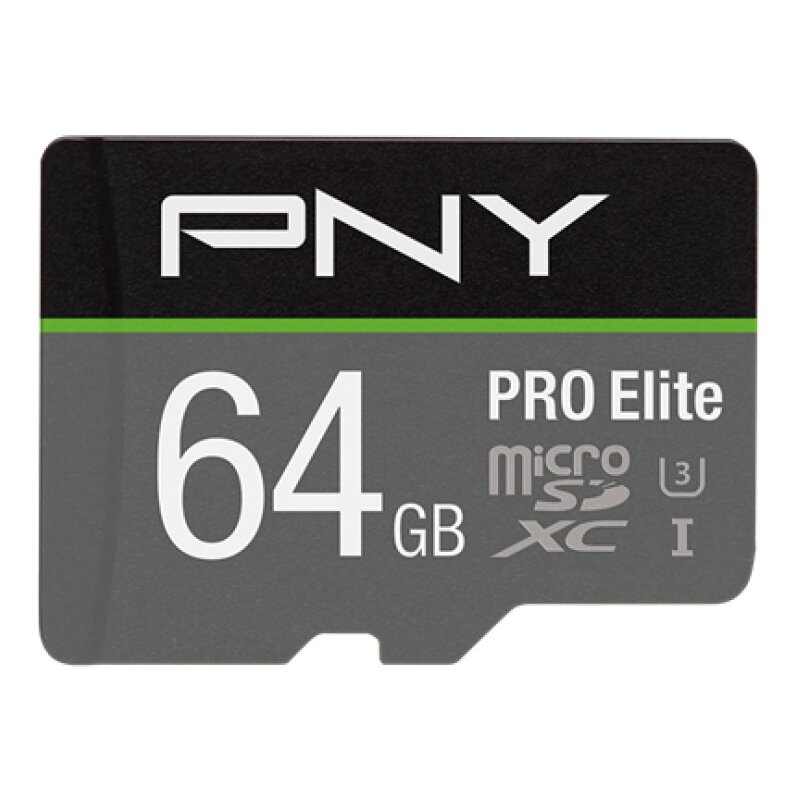 PNY PRO Elite microSDXC 64GB 100/60 MB/s U3 V30 A1