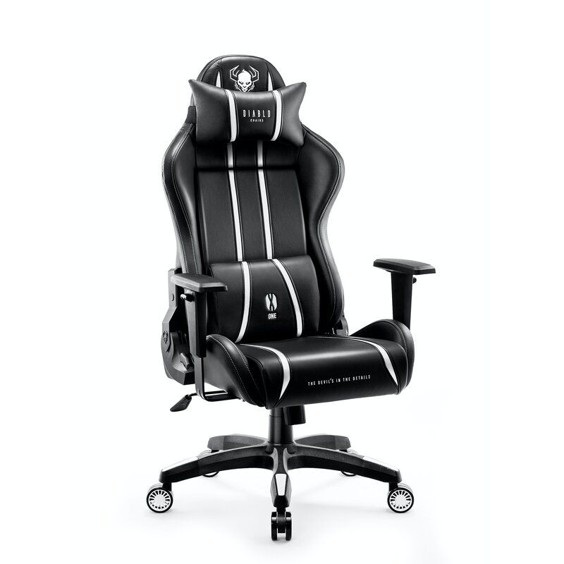 Fotel gamingowy DIABLO CHAIRS X-One 2.0 Normal Size Czarno-biały