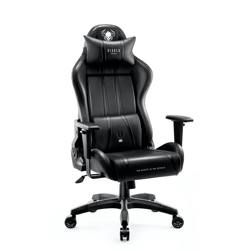 Fotel gamingowy DIABLO CHAIRS X-One 2.0 Normal Size Czarno-czarny