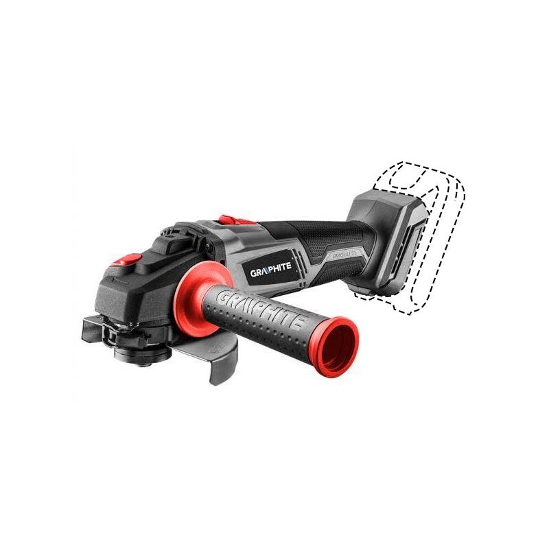 Szlifierka kątowa akumulatorowa GRAPHITE 58G026