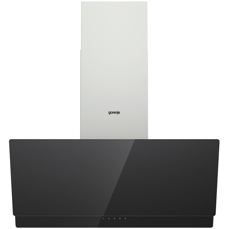 Okap kominowy GORENJE WHI949EXBG 90 cm | sterowanie dotykowe | LED | czarny