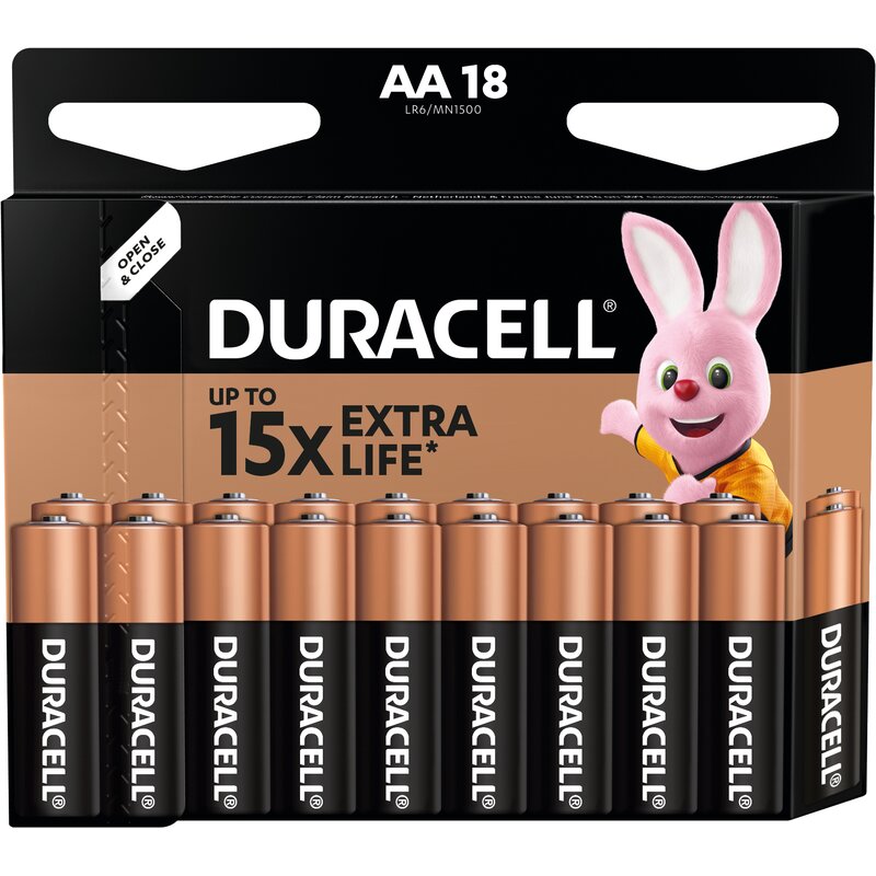 Baterie AA LR6 DURACELL Basic (18 szt.)