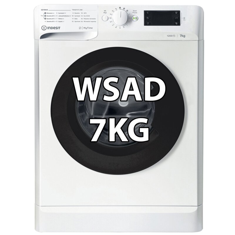 Pralka INDESIT MTWE71252WKPL 7kg 1200 obr Opóźnienie startu pracy