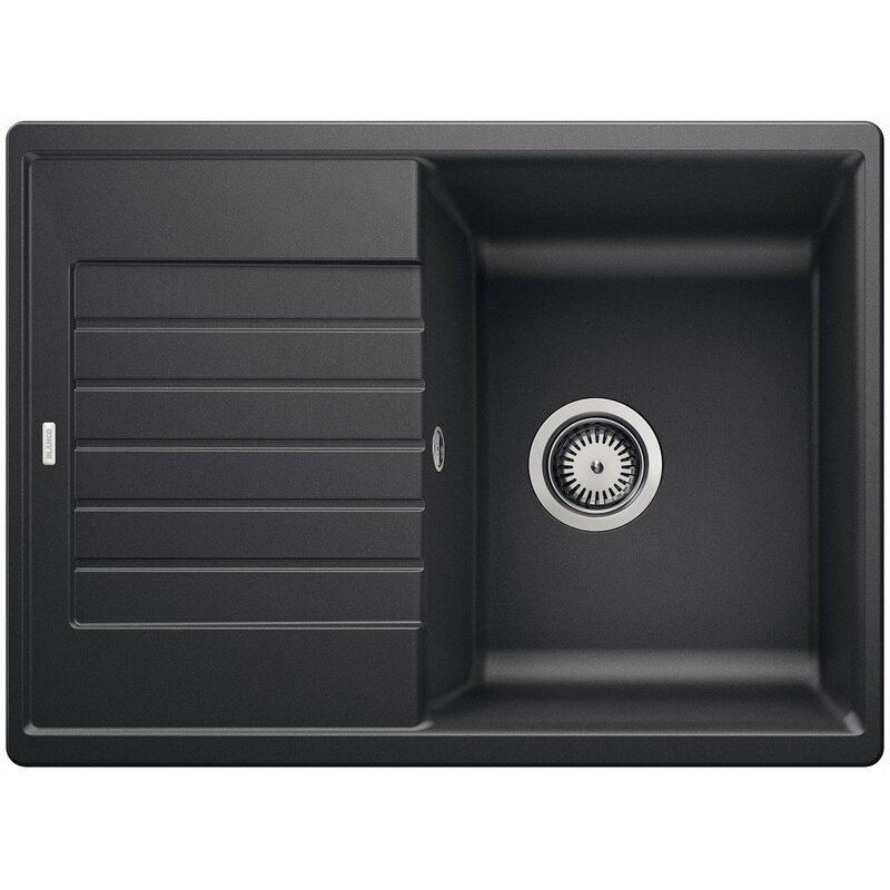 Zlewozmywak jednokomorowy z ociekaczem BLANCO Zia 45 S Compact 524721 Antracyt 50 x 68