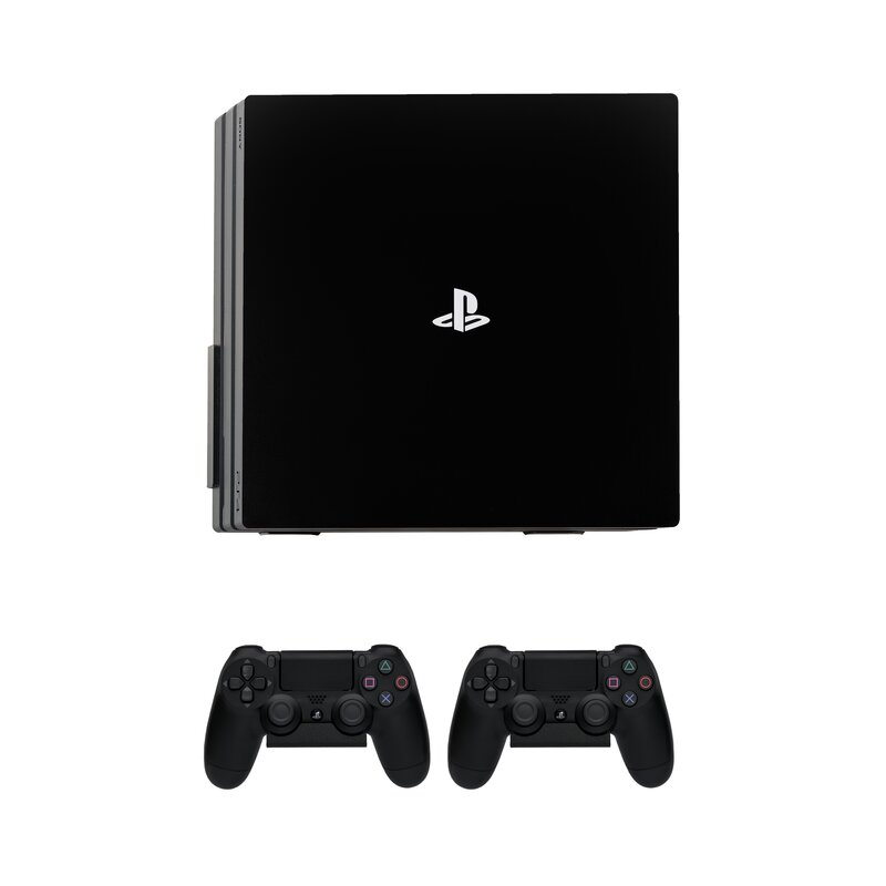 Zestaw uchwytów 4MOUNT do konsoli PS4 Pro Czarny