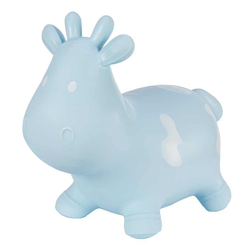 Skoczek HOPPIMALS Krówka Niebieski
