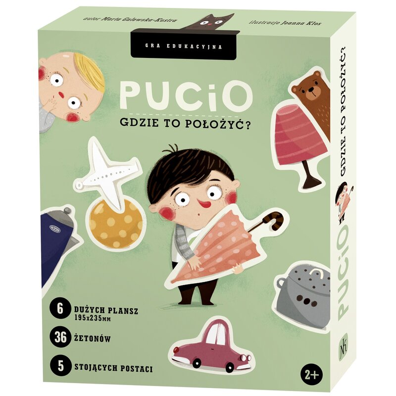 Gra edukacyjna NASZA KSIĘGARNIA Pucio Gdzie to położyć?
