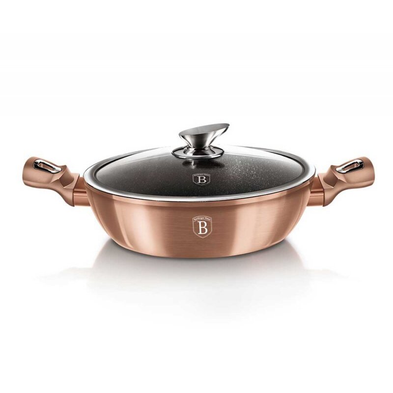 Garnek granitowy 28 cm Berlinger haus bh-1519 rose gold 1szt
