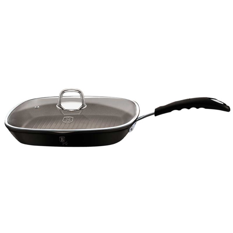 Patelnia grillowa tytanowa 28cm BERLINGER HAUS Black professional Line