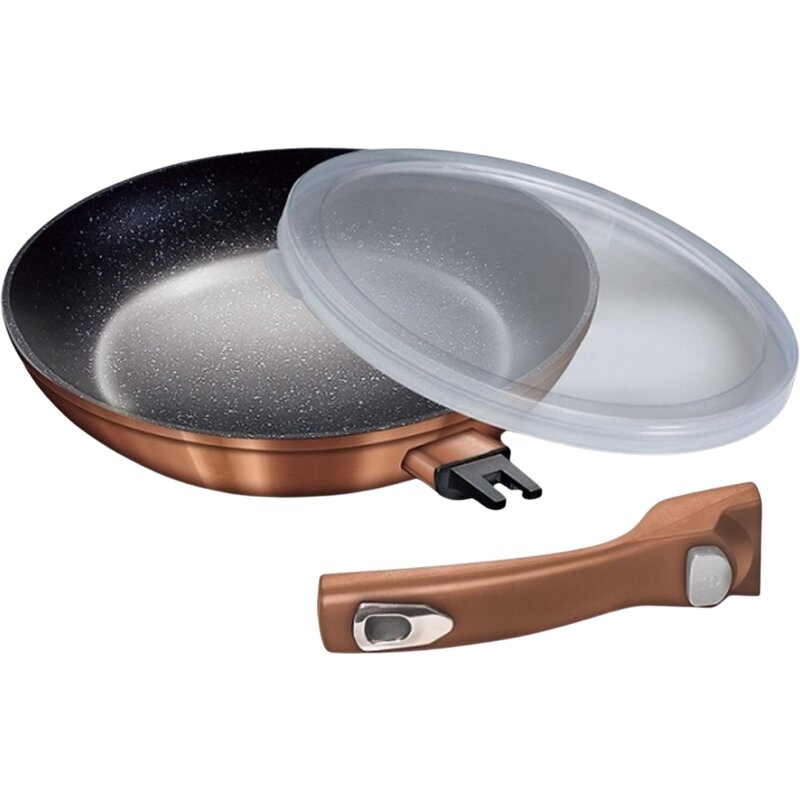 Patelnia BERLINGER HAUS Metallic Rose Gold Collection BH-1949 28 cm