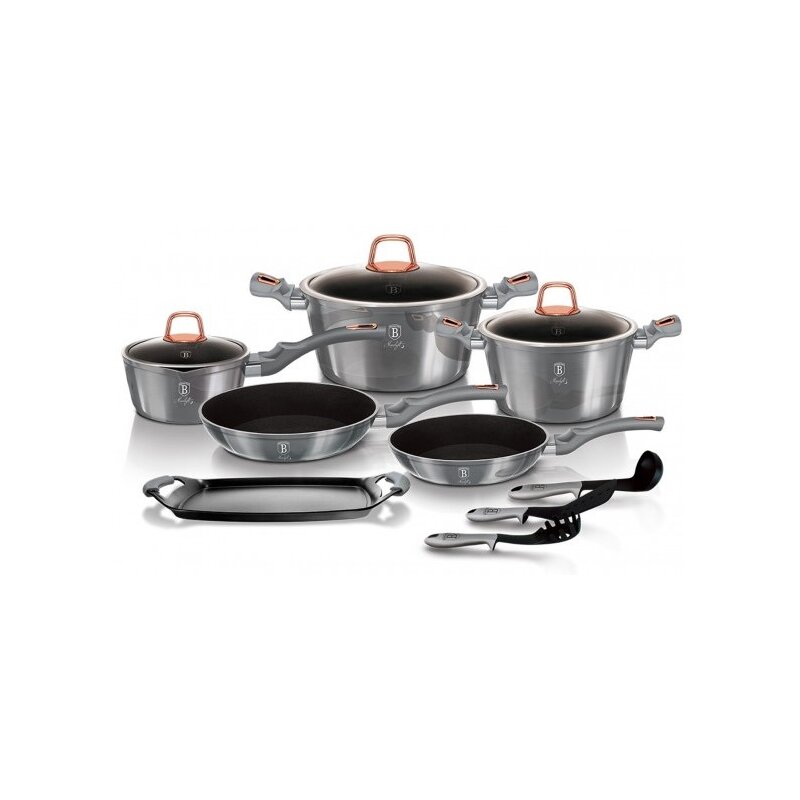 Zestaw garnków BERLINGER HAUS Moonlight BH/6021 (14 elementów)