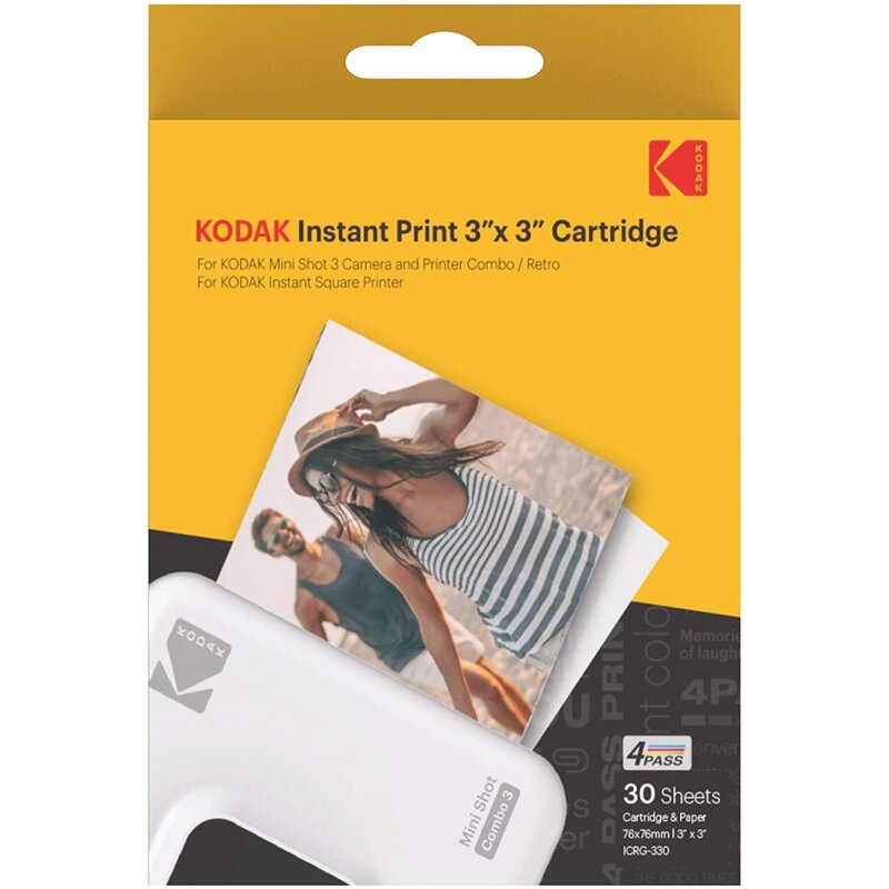 Papier fotograficzny KODAK Printer Mini 7.6 x 7.6 cm 30 arkuszy