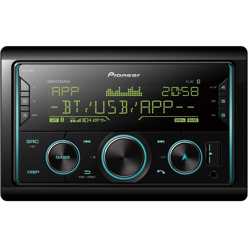 Pioneer MVH-S620BT z USB 4x50W Bluetooth
