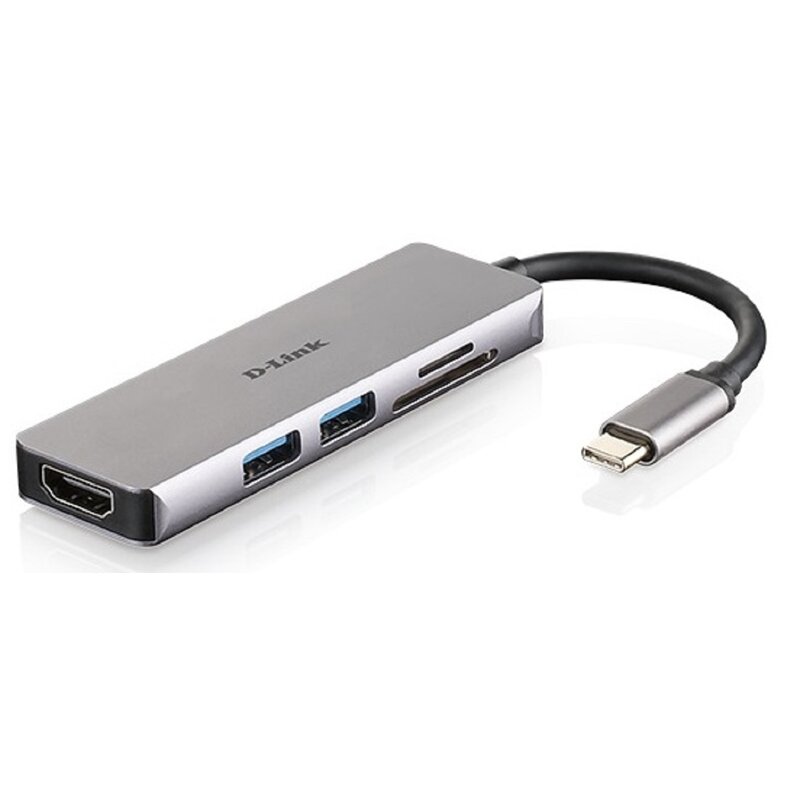Hub D-LINK DUB-M530 USB Typu C, Pasywny